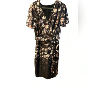 Alex Marie belted Floral midi dress size 12